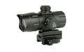 Leapers, Inc. - UTG, Instant Target Aiming Sight, 4.2", Red/Green CQB Dot, with Quick Disconnect Mount, Black