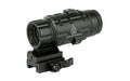 Leapers, Inc. - UTG, SWATFORCE Magnifier Series, 25mm, 3X Magnifier with Innovative Flip-to-side, with Quick Detach Mount, Black