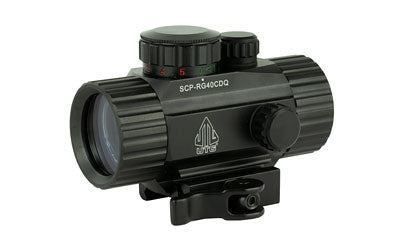 Leapers, Inc. - UTG, Instant Target Aiming Sight, 3.8", 38mm, Black, Red/Green Circle Dot, w/Integral QD Mount