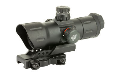 Leapers, Inc. - UTG, Sight, 6", 38mm, Fits Picatinny, Black, Red/Green CQB T-Dot, ITA-Instant Target Aiming, with Offset QD Mount