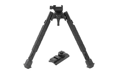 Leapers, Inc. - UTG, Recon 360, Bipod, Fits 1913 Picatinny Rail, 8"-12" Center Height, Anodized Finish, Black