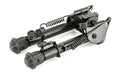 Leapers, Inc. - UTG, Tactical Op Bipod, Fits Picatinny or Weaver Rail, 5.9" - 7.3", with QD Lever Mount, Black