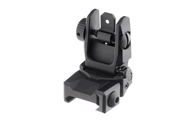 Leapers, Inc. - UTG, Rear Flip-Up Sight, Fits Picatinny Rail, Anodized Finish, Black