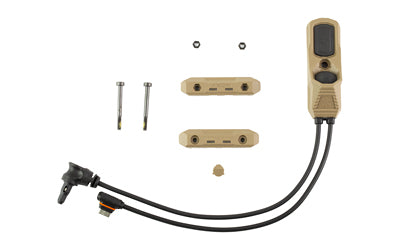 Unity Tactical, AXON, Link, 7", Dual Lead Remote Switch For Crane Laser and USB-C, Fits Picatinny, Flat Dark Earth