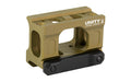 Unity Tactical, FAST Micro, Red Dot Mount, 2.26" Optical Height, Compatible with CompM5s, CompM5b, Duty RDS Footprints, Anodized Finish, Flat Dark Earth