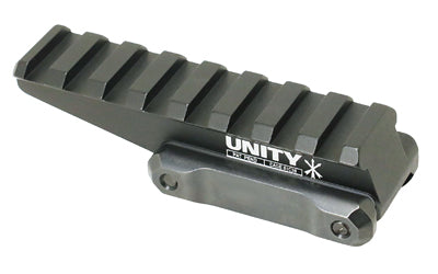 Unity Tactical, FAST, Red Dot Riser, Elevates Lower 1/3 Mount to 2.26" Optical Height, Direct to Picatinny, Anodized Finish, Black