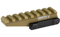 Unity Tactical, FAST, Red Dot Riser, Elevates Lower 1/3 Mount to 2.26" Optical Height, Direct to Picatinny, Anodized Finish, Flat Dark Earth