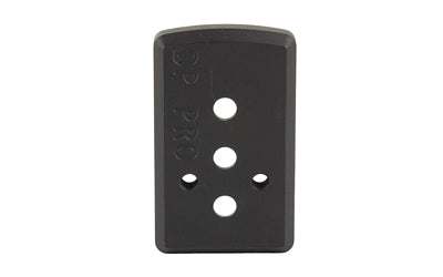 Unity Tactical, FAST, Offset Optic Mounting Plate, 2.05" Optical Height, Compatible with UNITY LPVO Mount and Adapter, DPP Pro Footprint, Anodized Finish, Black