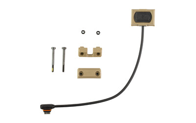 Unity Tactical, ModButton Lite, Link, 7", Remote Switch for USB-C, Fits Picatinny, Flat Dark Earth