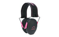 Walker's, Razor Compact, Passive Earmuff, Optimized for Smaller Head Sizes, Pink