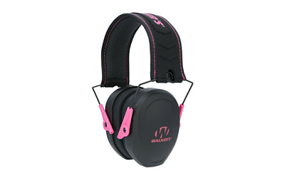 Walker's, Razor Compact, Passive Earmuff, Optimized for Smaller Head Sizes, Pink