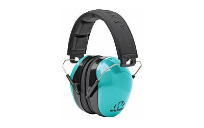 Walker's, Passive, Earmuff, Padded Headband, Folding, Aqua