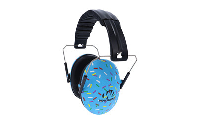 Walker's, Folding Earmuff, Small, Blue Sprinkle