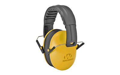 Walker's, Passive, Compact Hearing Protection, Earmuff, Yellow
