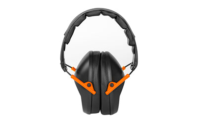 Walker's, Passive, Folding Earmuff, Black/Orange, 1 Pair