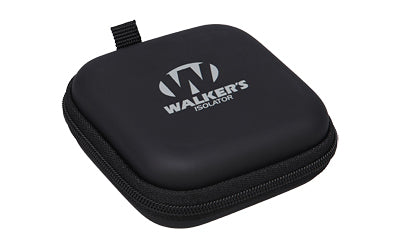 Walker's, Isolator, Electronic Ear Buds, Black, Includes Micro USB Cable and Case and (3) Sets of #10 Batteries
