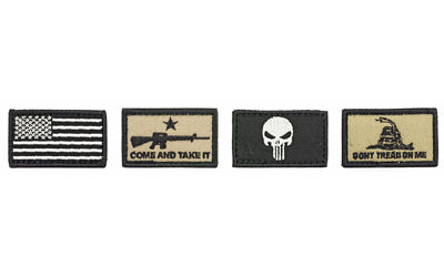 Walker's, Patriot, Come & Take It Patch Kit, Includes 4 Assorted Patches, Actual Patches may vary from Image, Designs Subject to Change