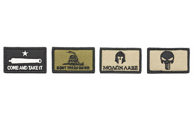 Walker's, Patriot, Flag Patch Kit, Includes 4 Assorted Patches, Actual Patches may vary from Image, Designs Subject to Change
