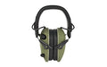 Walker's, Razor, Electronic Earmuff, OD Green, 1 Pair, (2) Morale Patches Included