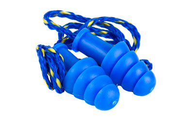 Walker's, Ear Plug, Rubber Corded, Blue, 1 Pair