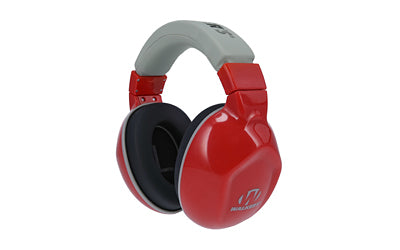 Walker's, Boomies Passive Hearing Protection, Earmuff, Extra Small, Crimson Red