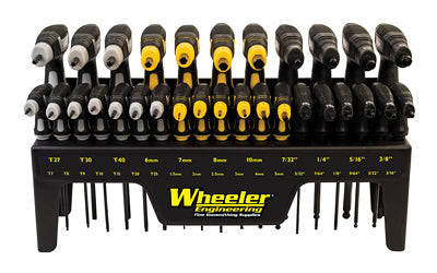 Wheeler, P-Handle, Tool, 30pc Driver Set, SAE/Metric/Torx, Black/Yellow/Grey Finishes