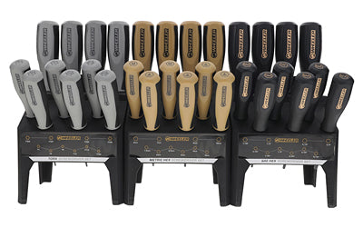 Wheeler, Hex/Torx Bench Driver Set, 30 Piece, Black