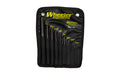 Wheeler, Roll Pin Starter Set, 9 Piece, Hardened Steel, Black, Includes Nylon Sheath