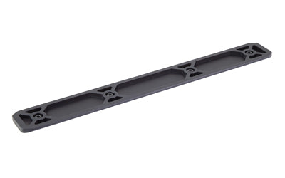 Warne, Tactical ARCA Rail, Fits M-LOK, 12" Long, Matte Anodized Finish, Black