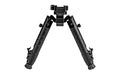 Warne, Skyline Precision Bipod, Black Finish, Fits Picatinny or Weaver Rail, 5 Position Leg Rotation, 6.9"-9.1"