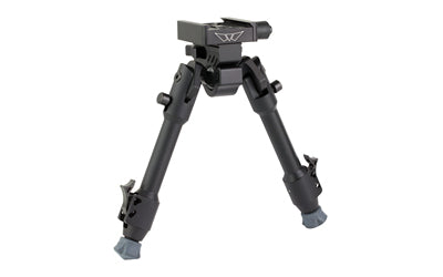 Warne, Skyline Precision Bipod, Black Finish, Fits Arca Swiss Rail, 5 Position Leg Rotation, 6.9"-9.1"