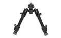 Warne, Skyline Precision Bipod, Anodized Finish, Black, M-LOK Quick Detach Mount, 5 Position Leg Rotation, 6.9"-9.1"