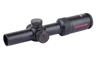 Winchester Supreme Optics, Supreme Rifle Scope, 1-4X Magnification, 24mm Objective, 30mm Main Tube, Second Focal Plane, Winchester Supreme Illuminated Reticle, Black