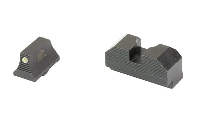XS Sights, Minimalist Night Sights, Fits GLOCK 19 MOS, Optic Height, Black