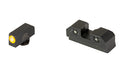 XS Sights, R3D 2.0, Tritium Night Sight, Fits Glock 20/21/29/30/30S/37/41, Orange Front Outline, Green Tritium Front/Rear