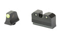 XS Sights, R3D 2.0, Suppressor Height Night Sight, Fits Glock 17/19/22/23/24/26/27/31/32/33/34/35/36, Green Front Outline, Green Front/Rear Tritium