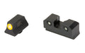 XS Sights, R3D 2.0, Suppressor Height Night Sight, Fits Glock 43, Orange Front Outline, Green Front/Rear Tritium