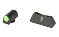 XS Sights, DXT2 Pro Big Dot Sights, Fits Glock 20/21/29/30/30S/37/41, Black Nitride Finish, Green, Tritium Front/Rear