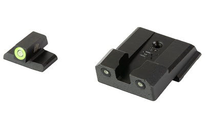 XS Sights, R3D, 2.0, Tritium Night Sight, For HK P30, Standard Height, Green Front Outline, Green Tritium Front/Rear