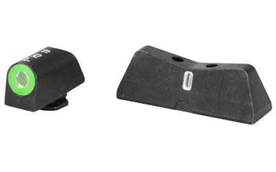 XS Sights, DXT2 Standard Dot, Tritium Night Sights, Green, Fits Glock 17/19/22/23/24/26/27/31/32/33/34/35/36/45, Taurus G3c/GX4/New Production G3, Walther PDP