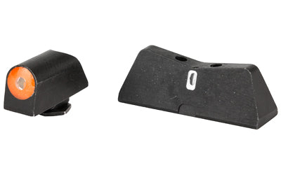 XS Sights, DXT2 Big Dot Tritium Front, White Stripe Express Rear, Fits Glock 20/21/29/30/30S/37/41, Green with Orange Outline