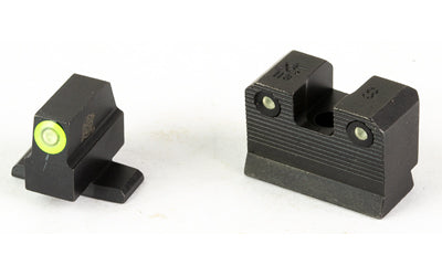 XS Sights, R3D, 2.0, Tritium Night Sight, For Sig P320/P365/P225/P226/P228/P229/SP2009/SP2340/X-Macro/X-Compact/P365XL (Will not fit X or XL series where rear sight is part of or attached to the optics plate), Suppressor Height, Green Front Outline