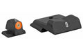 XS Sights, DXT2 Big Dot Tritium Front, White Stripe Express Rear, Fits S&W M&P SHIELD, Green with Orange Outline