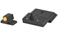 XS Sights, R3D Night Sights, Orange Front Dot, Fits M&P & M2.0 Shield, Steel/Blued