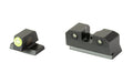 XS Sights, R3D 2.0, Tritium Night Sight, Fits S&W M&P OR Full Size & Compact, Green Front Outline, Green Tritium Front/Rear