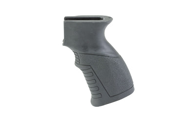 XTS, AK Rubberized Pistol Grip, Fits AK Pattern Rifles, Finger Grooves, Black