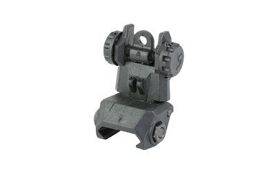 XTS, Flip Up Rear Sight, Fits Picatinny Rails, Polymer Construction, Black