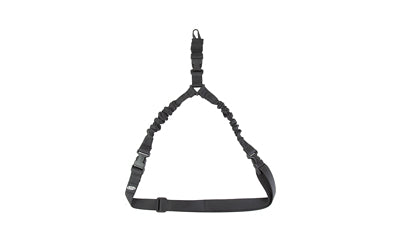 XTS, 1 Point Bungee Sling, Nylon Construction, HK Style Snap Hook Adapter, Side-Release Buckle, Black