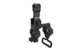 Yankee Hill Machine Co, Flip Front Sight Tower with Bayonet Lug, Includes Round Hooded Front Sight Guard or Standard Style Front Sight Guard, Black, Fits AR Barrels